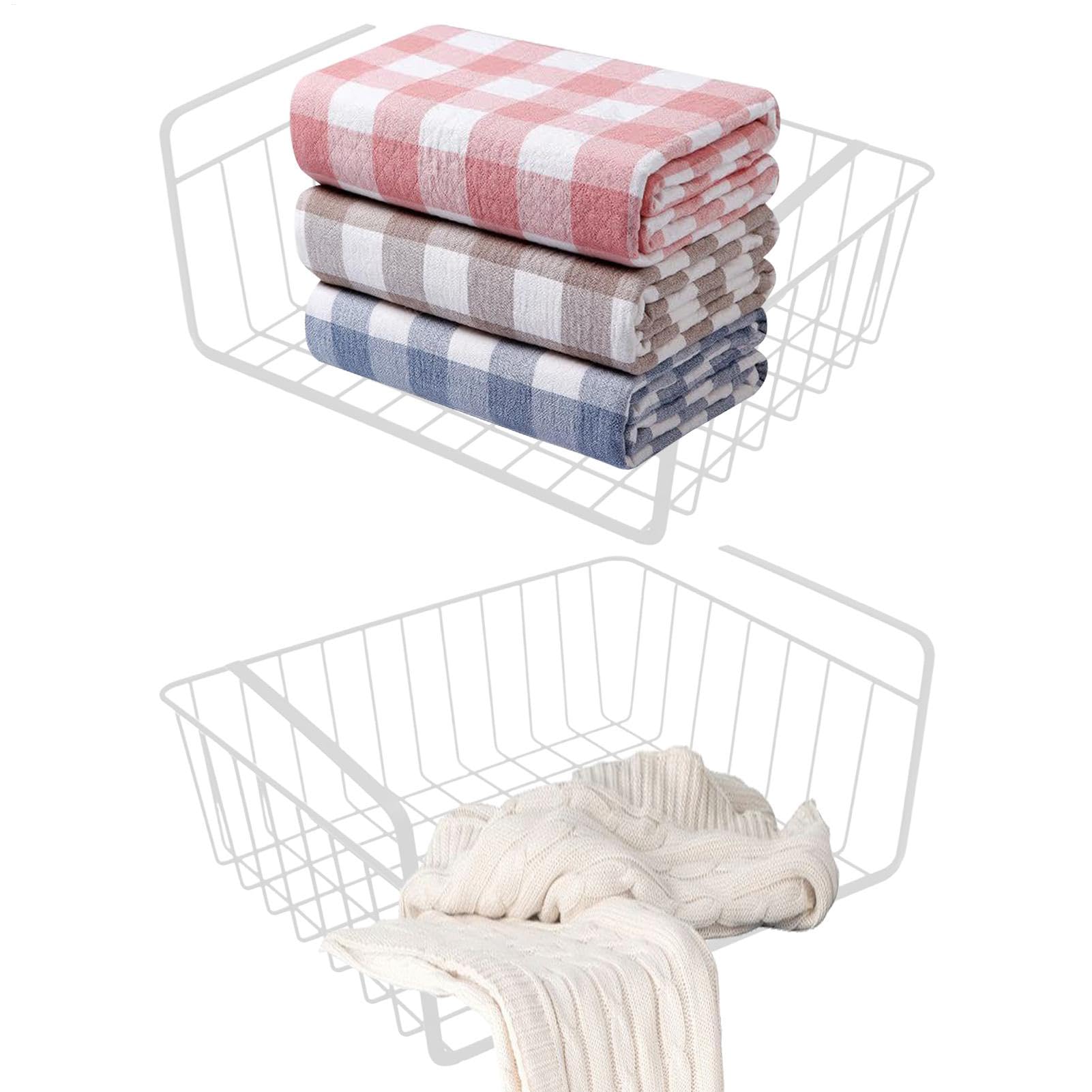Panier en acier inoxydable suspendu pour stopper le désordre de cuisine