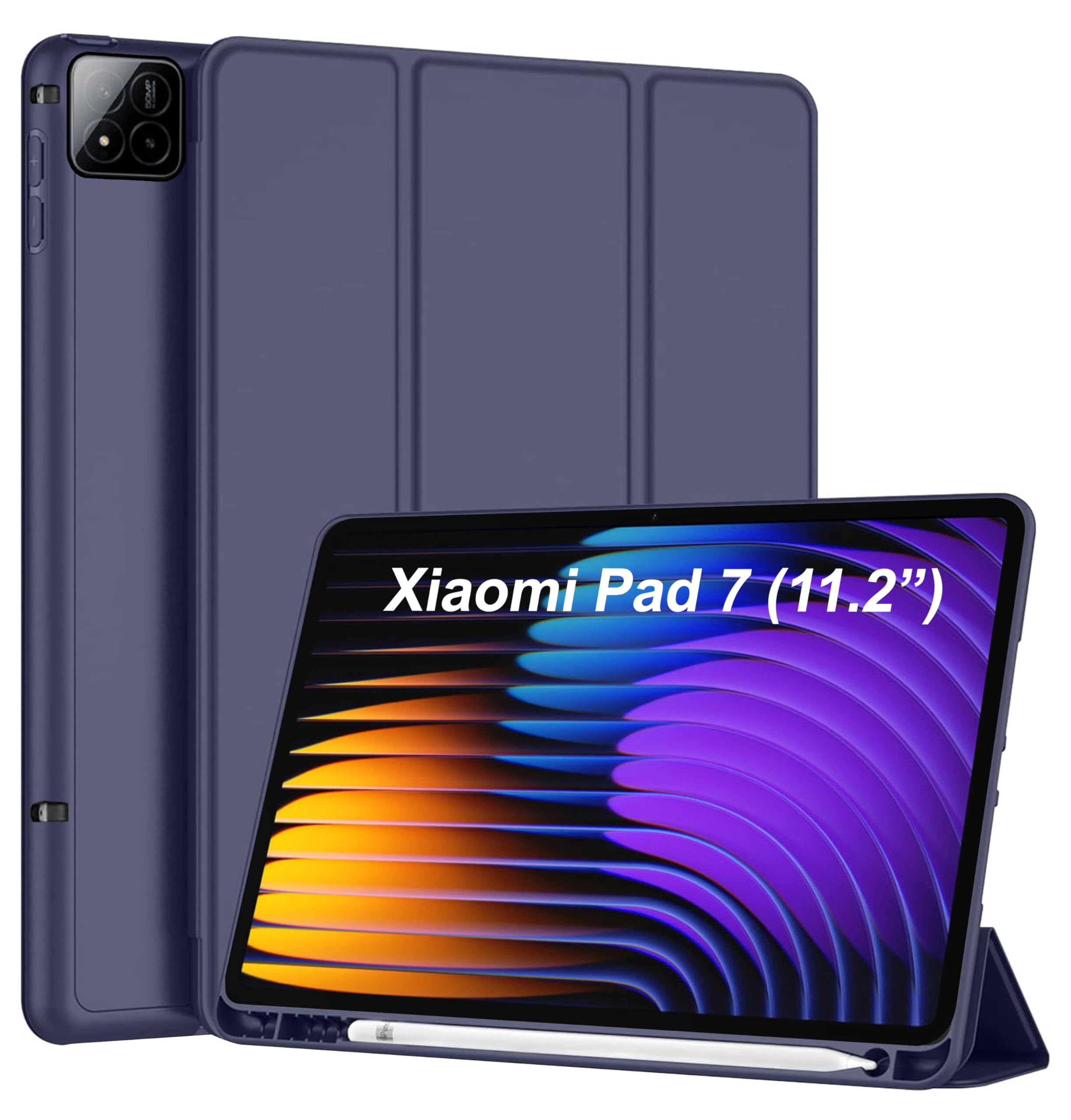 Xiaomi Pad 7 本体 + Xiaomi Pencil + ケース+KB TGK Trifold Cover for Xiaomi Mi Pad 7 11.2 inch Case/Pad 7 Pro