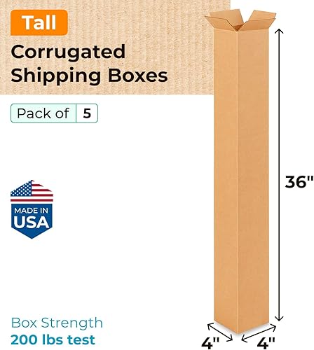 Miniatura 45 de Cajas para envío IDL Packaging - B-1266-5 de cartón corrugado, tamaño pequeño, de 12 pulgadas de largo x 6 pulgadas de ancho x 6 pulgadas de alto