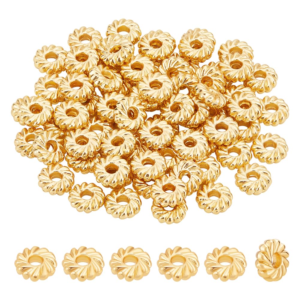 Perles intercalaires de 2 mm en or 18k pour fabriquer vos bijoux d'été uniques