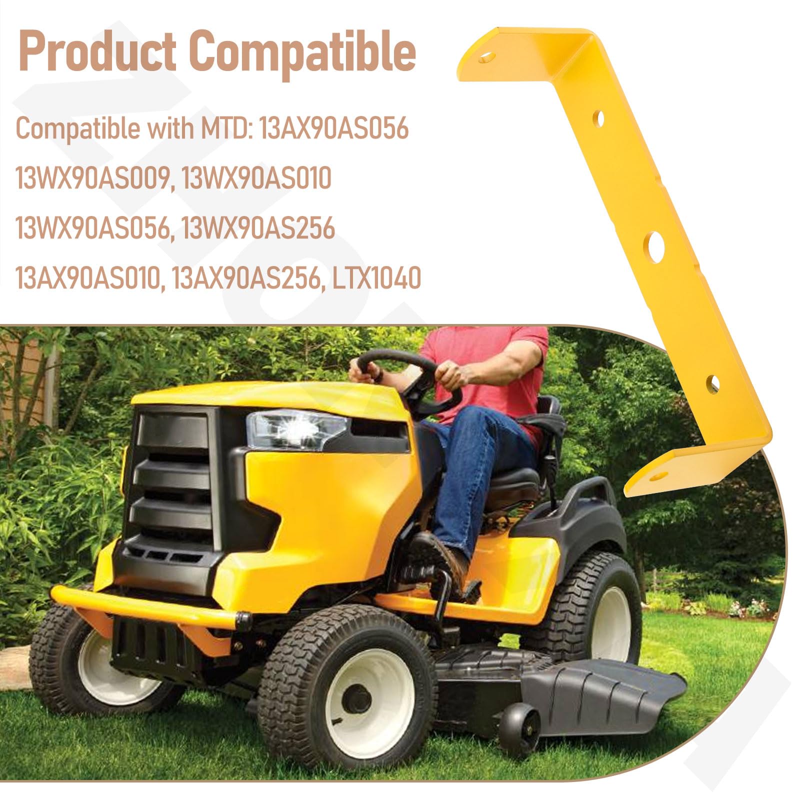 783-06088A-4021 783-06088-4021 Soporte pivotante de asiento compatible con cortacéspedes Cub Cadet LTX1040 GTX1054 LGT1050 LGT1054, LGTX1050 SLTX1054 SLTX1050 Tractor para MTD 13AX90AS056, 13WX90AS009