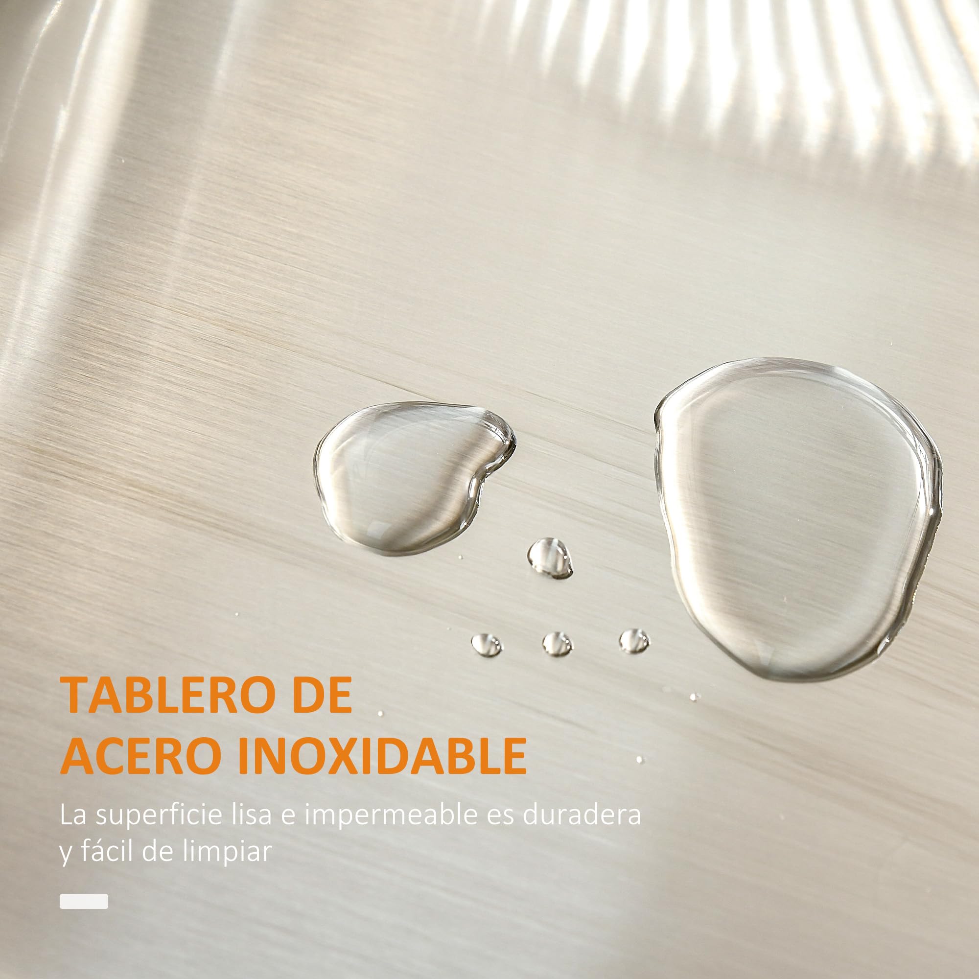 HOMCOM Isla de Cocina Mueble Auxiliar de Cocina Moderno Mueble Buffet Auxiliar con 4 Ruedas 1 Cajón 1 Toallero 1 Especiero y Estante Ajustable 83,5x45,7x90,5 cm Blanco