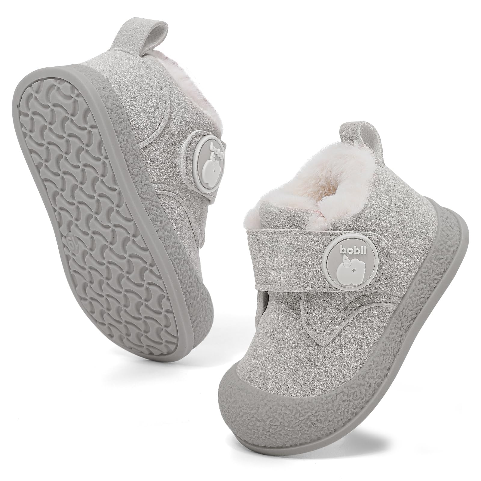 MASOCIO Botas Bebé Niño Niña Invierno Plush Calentar Patucos Antideslizante Talla 18-24 EU