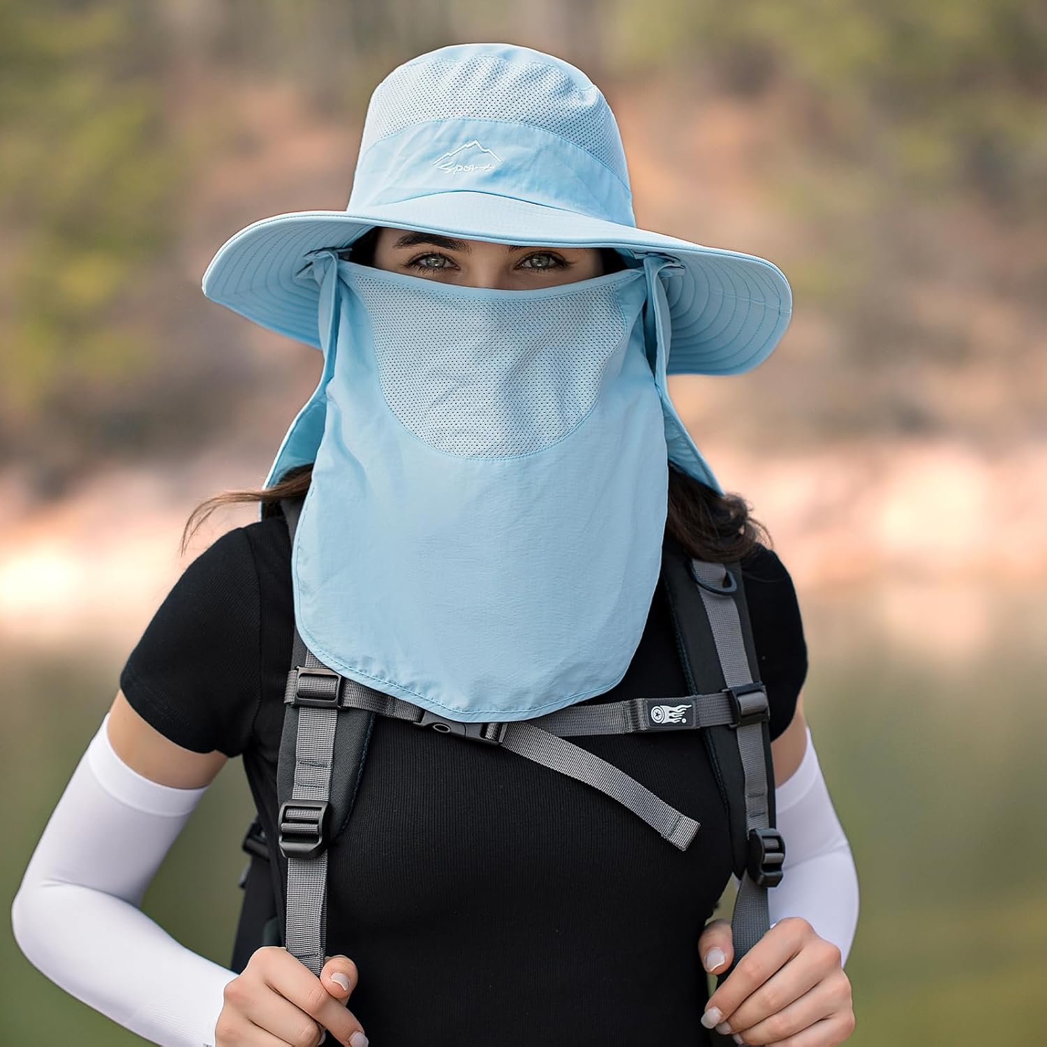 Sun Hats for Men Women Fishing Hat UPF 50+ Breathable Wide Brim Summer UV Protection Hat - Image 2