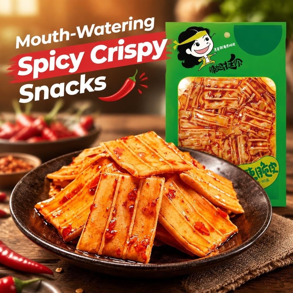 Lanières croustillantes épicées 90 g x 5 paquets