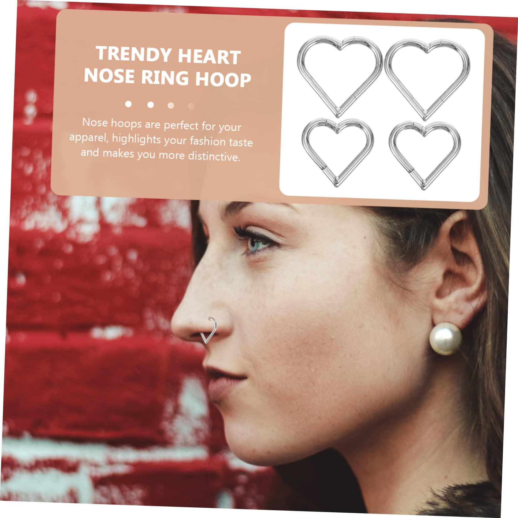 BESPORTBLE Piercing Naso per Body Jewelry Inossidabile per Speciali