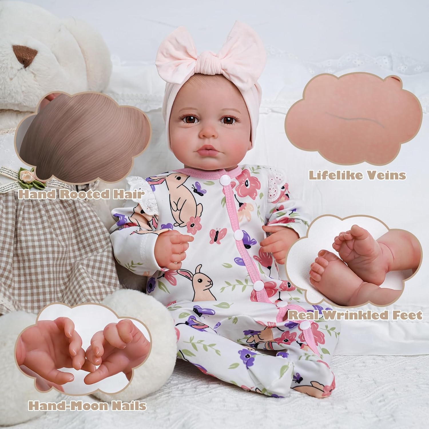 2pcs Reborn Baby Dolls