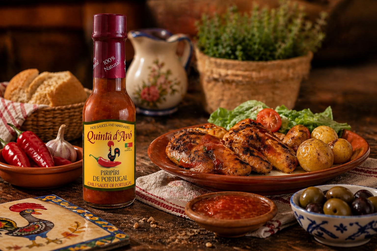 Salsa Picante Portuguesa Quinta d'Avó Piri Piri Hot Sauce 95ml