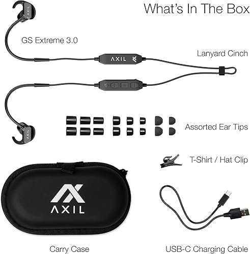 Miniatura 6 de AXIL GS Extreme 3.0 Protección Auditiva para Tiro – Negro – Mejora Auditiva y Aislamiento de Ruido Auriculares Bluetooth – Protección Auditiva 5X