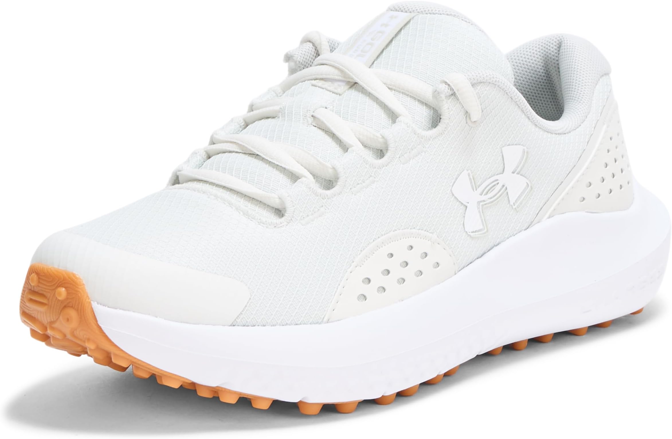 Women's Surge Golf Cleat Sneaker, (114) White Clay/White Clay/White, 5.5