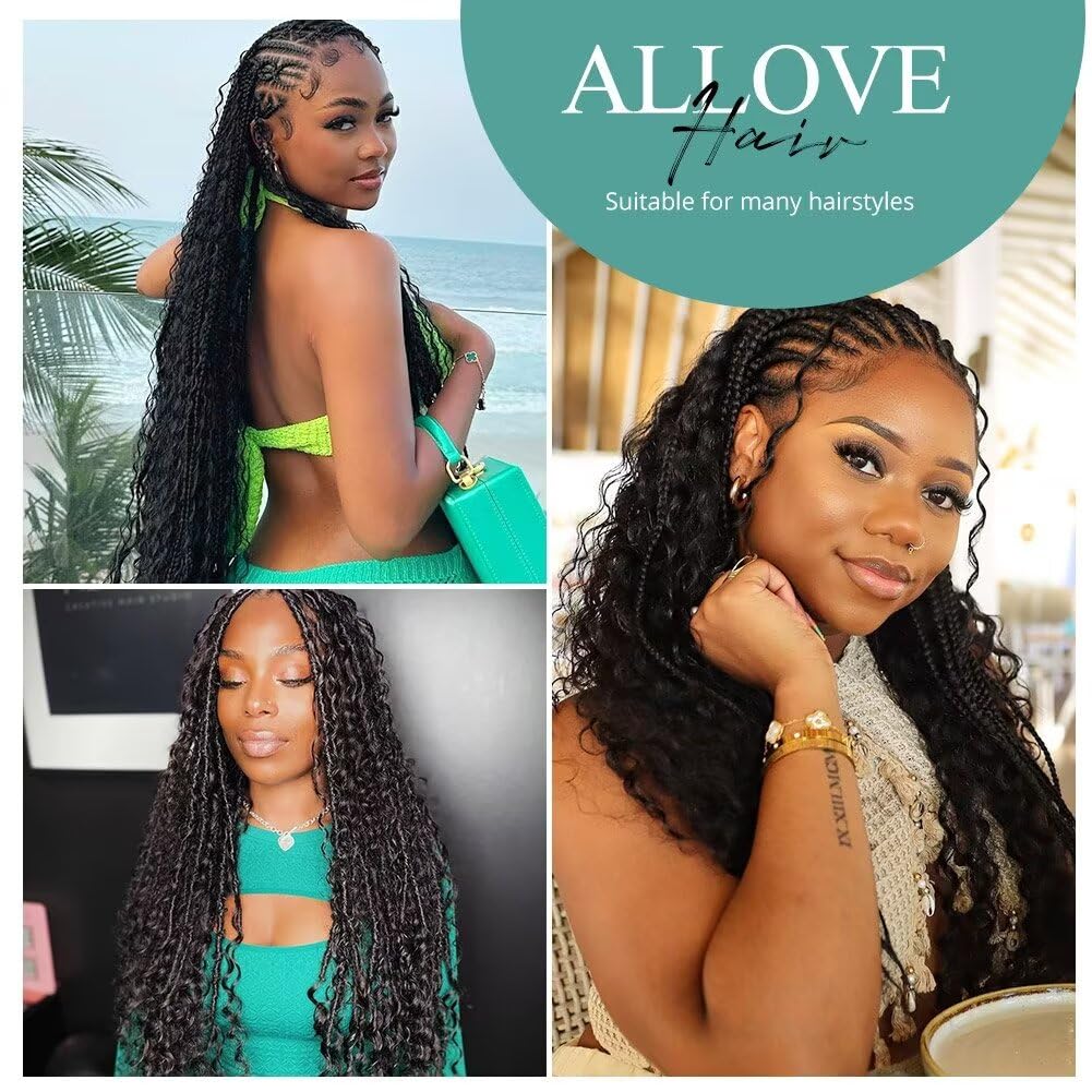 Amazon.com : 100g 16 Inch Human Braiding Hair Deep Wave Bulk  display picture 1