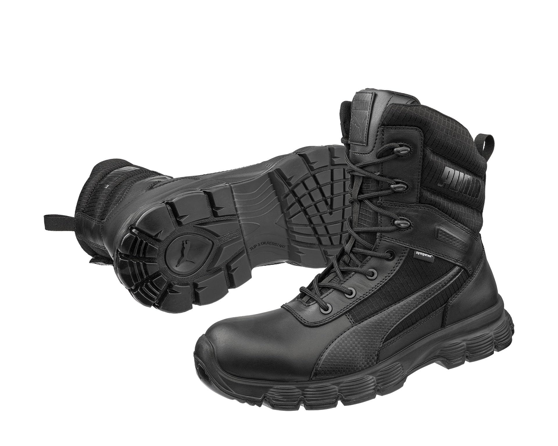 PUMA Safety Kommando RB LR8 Zip - Herren Einsatzstiefel – knöchelhohe Stiefel mit Laufsohle – Bequeme Tactical Boots für Indoor & Outdoor