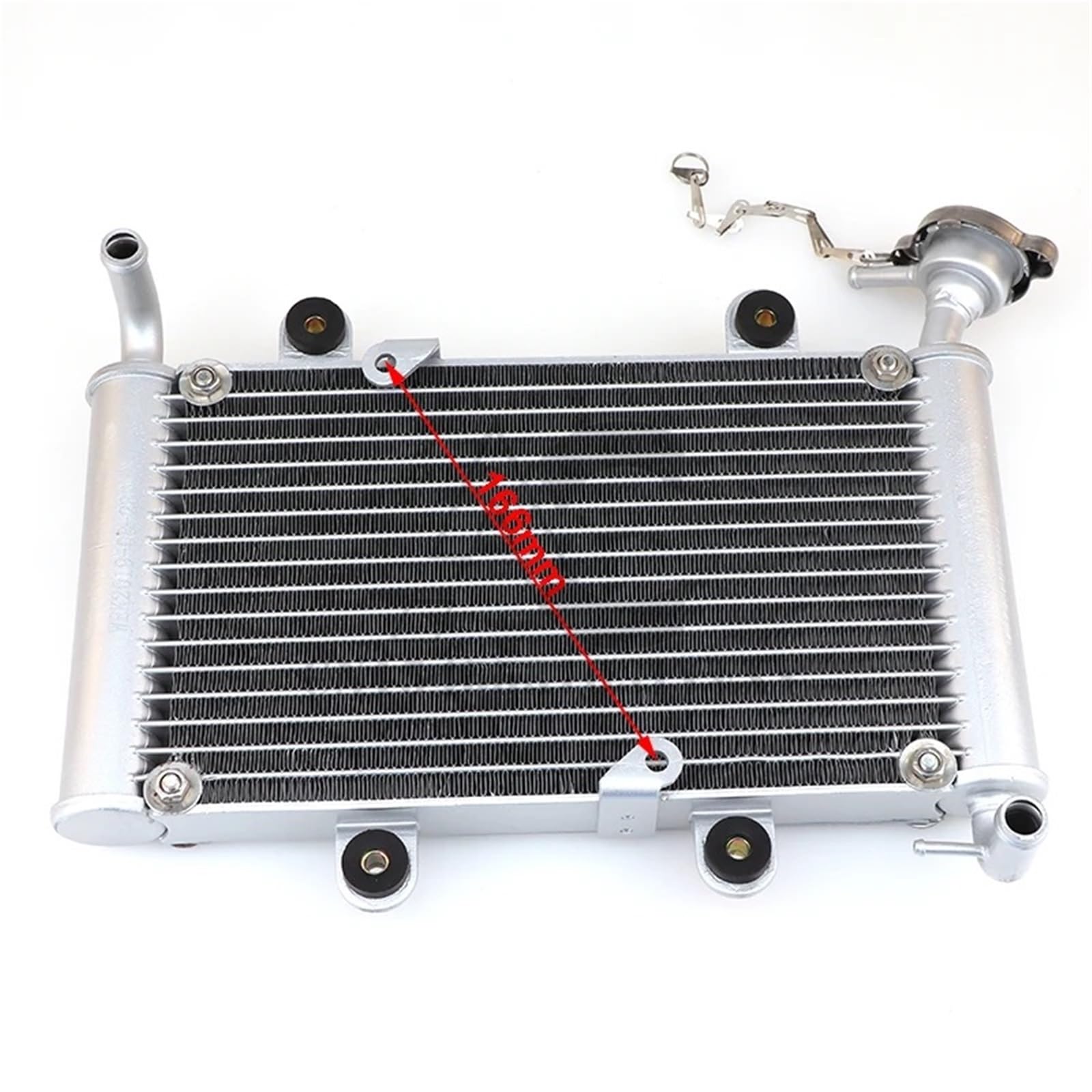 Enfriador Aceite Compatible con Karts De 150-250 CC, Vehículos Todoterreno Cuatro Ruedas, Piezas Motor para Vehículos Todoterreno,Radiador Y Enfriador De Agua para ATV Cooler Kit
