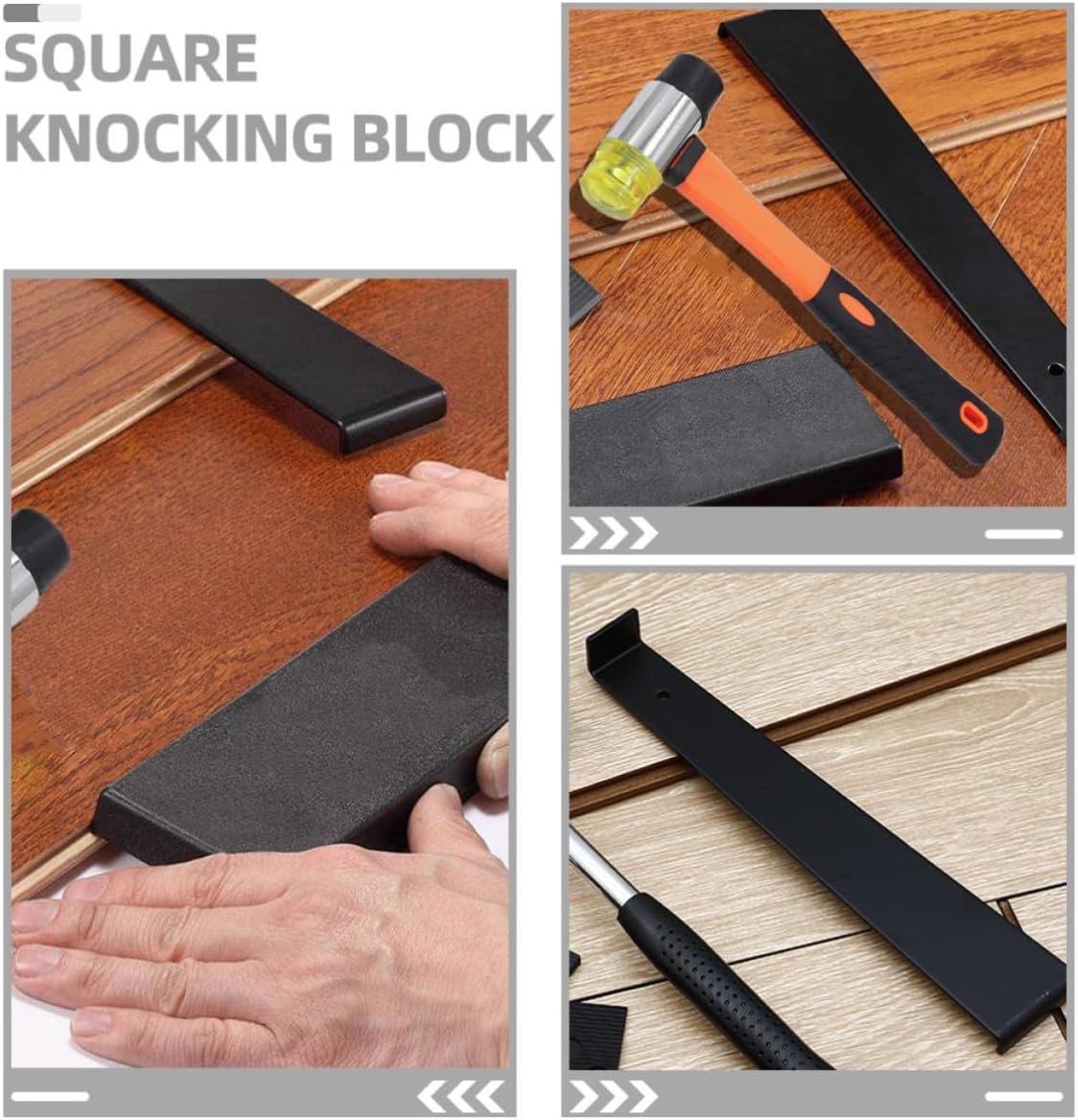 Flooring Pull Bar Set, Locks Boards and Eliminates Gaps