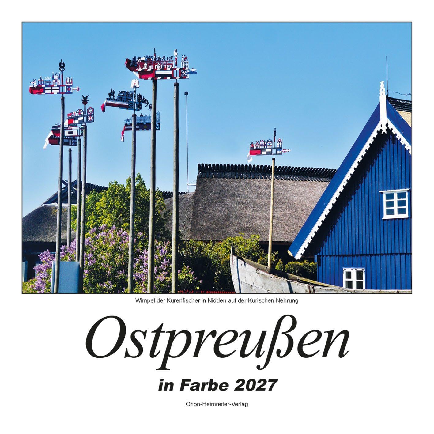 Ostpreußen in Farbe 2027: Heimatkalender
