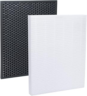 Ketofa Replacement Filter Compatible with Sharp Air Purifier Replacement Filter FP-P40CX, Replace Part# FZR45HFU, HEPA Filter & Activated Carbon Filter.