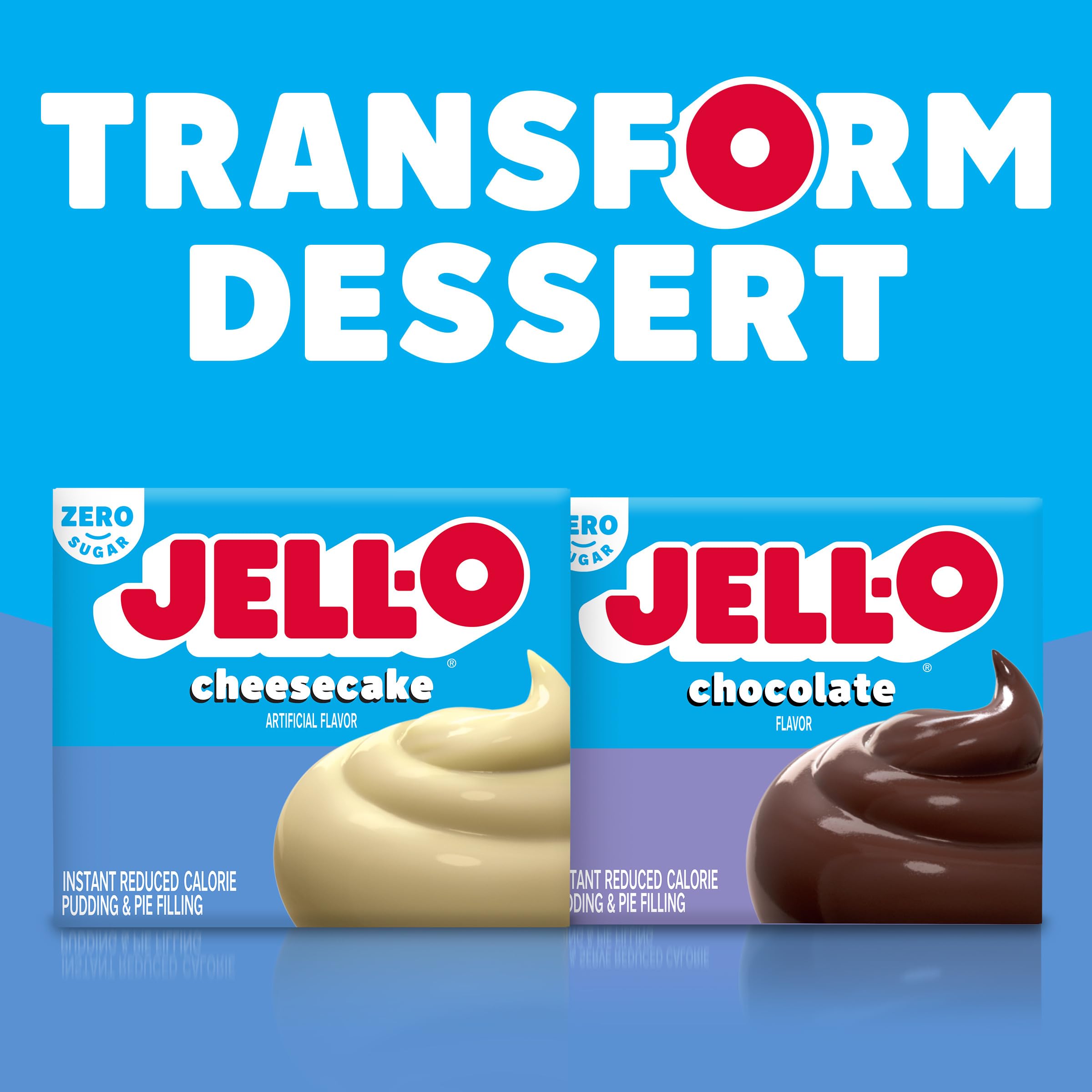 Jell-O Instant Pudding & Pie Filling Sugar Free, Cheesecake - 28g