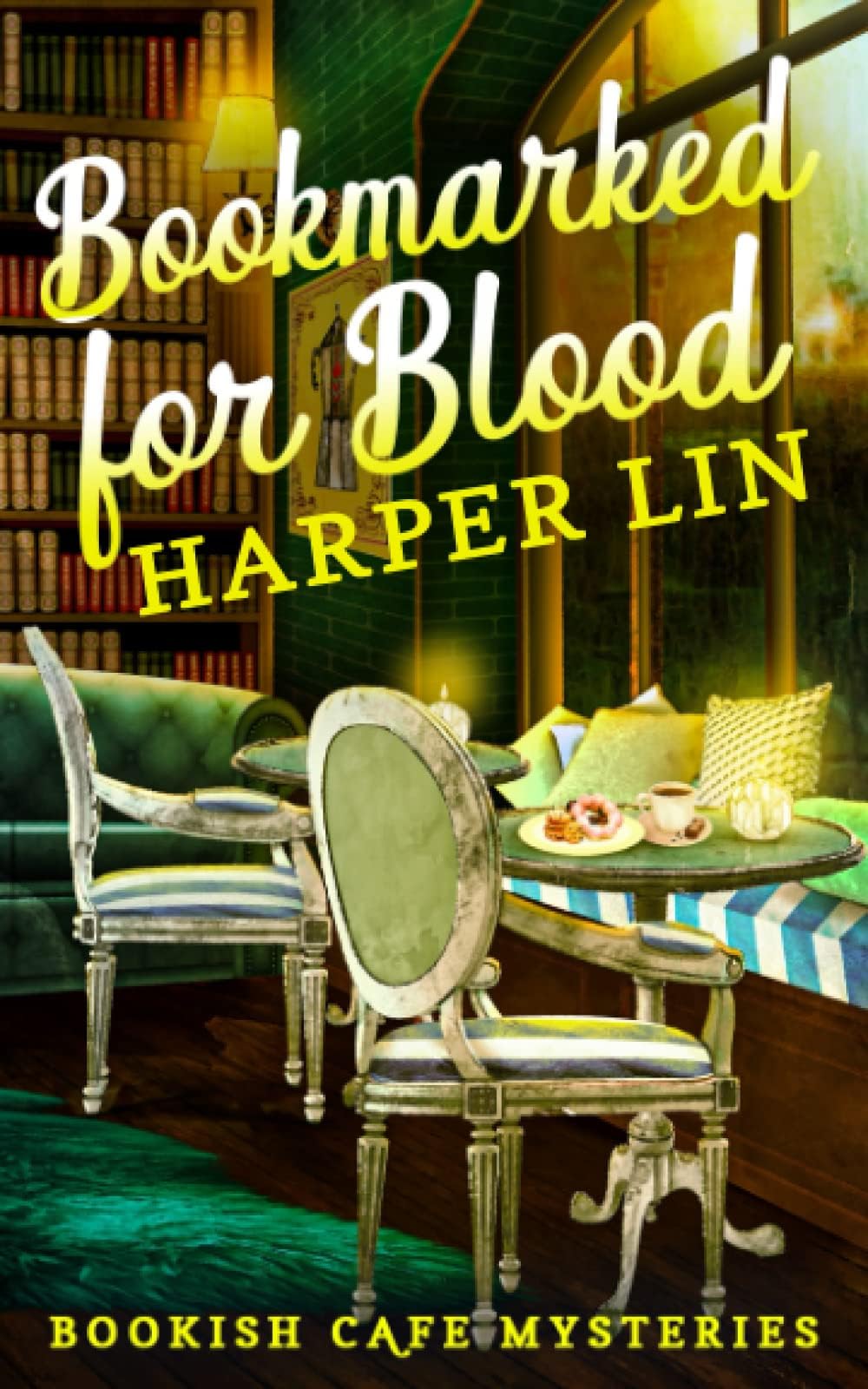 Bookmarked for Blood: A Bookish Cafe Mystery