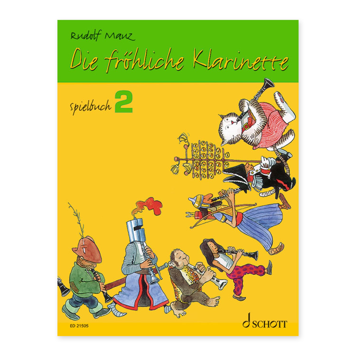 L'allegro clarinetto 2 + playbook: (Starter set) con audio Online – Scuola per clarinetto Band 2 di Rudolf Mauz – ISBN 9783795724252, 9783795748104 + tergicristallo Soundman