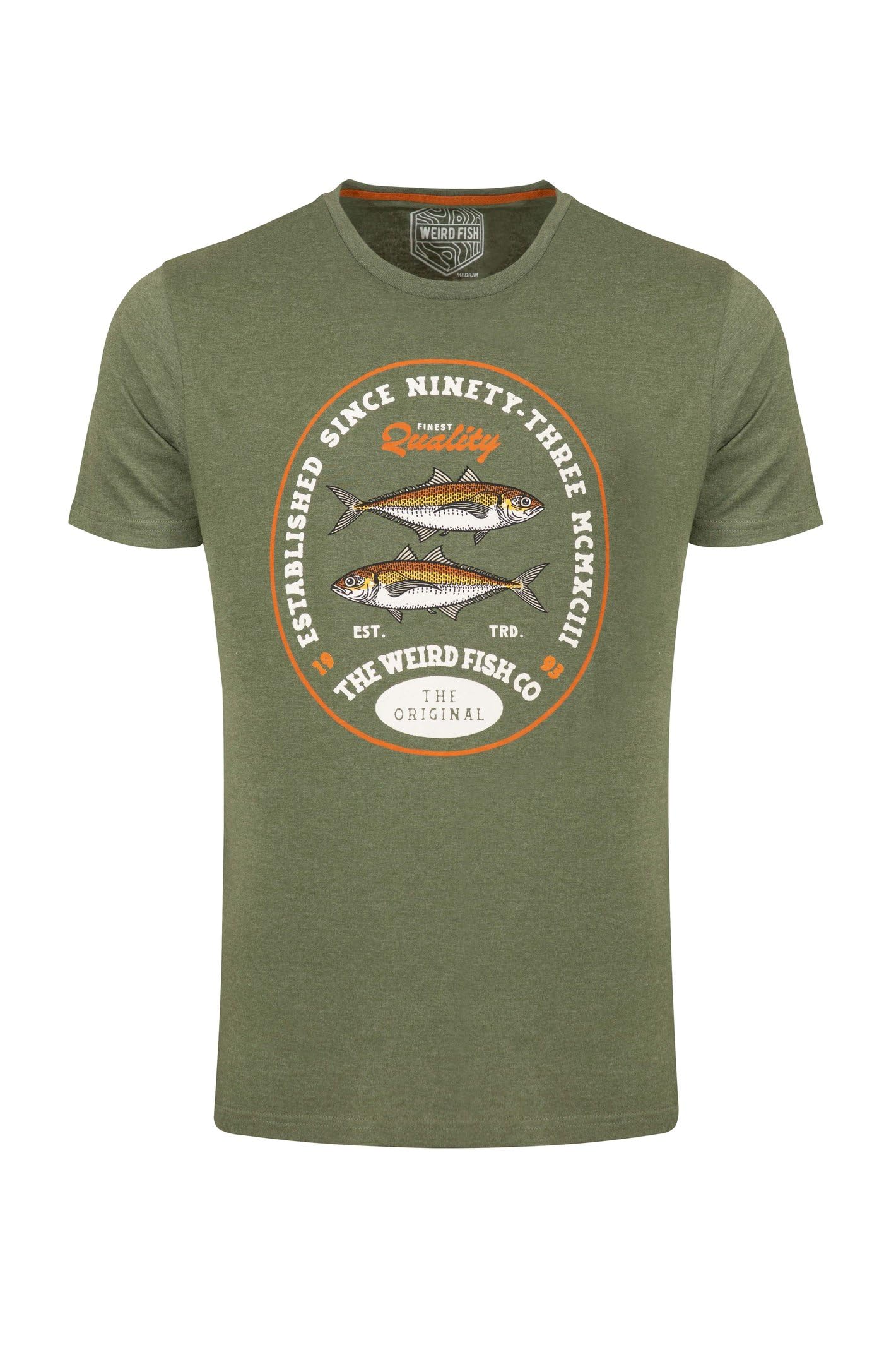 Weird Fish Men's T-Shirt - Pale Green - 4XL