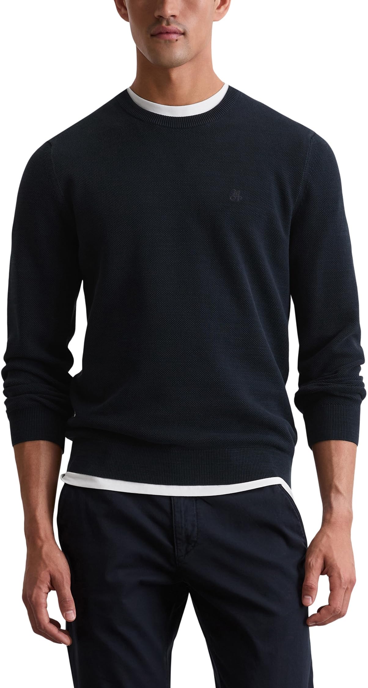 Marc OߴPolo Herren Strickpullover aus Bio-Baumwolle Regular Fit