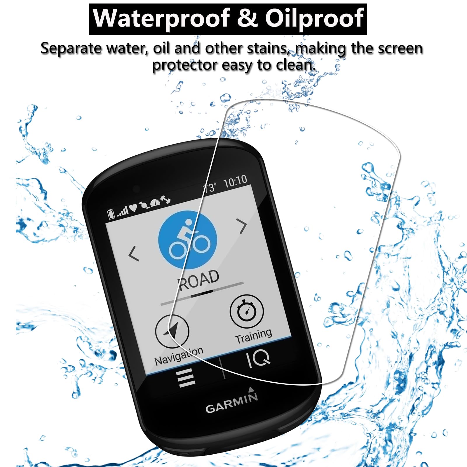 Locofun Verre Trempé Pour Garmin Edge MTB, 3 Pièces Protection écran