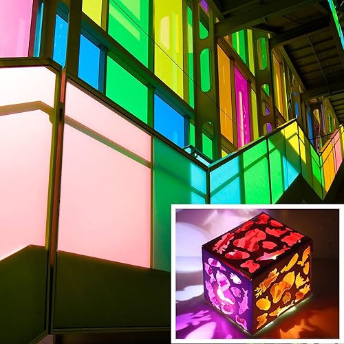 Miniatura 6 de Geyoga 6 rollos de celofán transparente para envolver regalos, envoltura de plástico transparente para cestas de flores, manualidades, violonchelo,