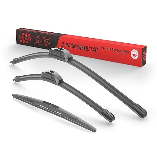 Miniatura 31 de Paquete de 2 escobillas limpiaparabrisas de silicona de 20"+20" pulgadas de repuesto para Ford Explorer 2010-2005 F150 F-150 F250 F350 Serie F Honda