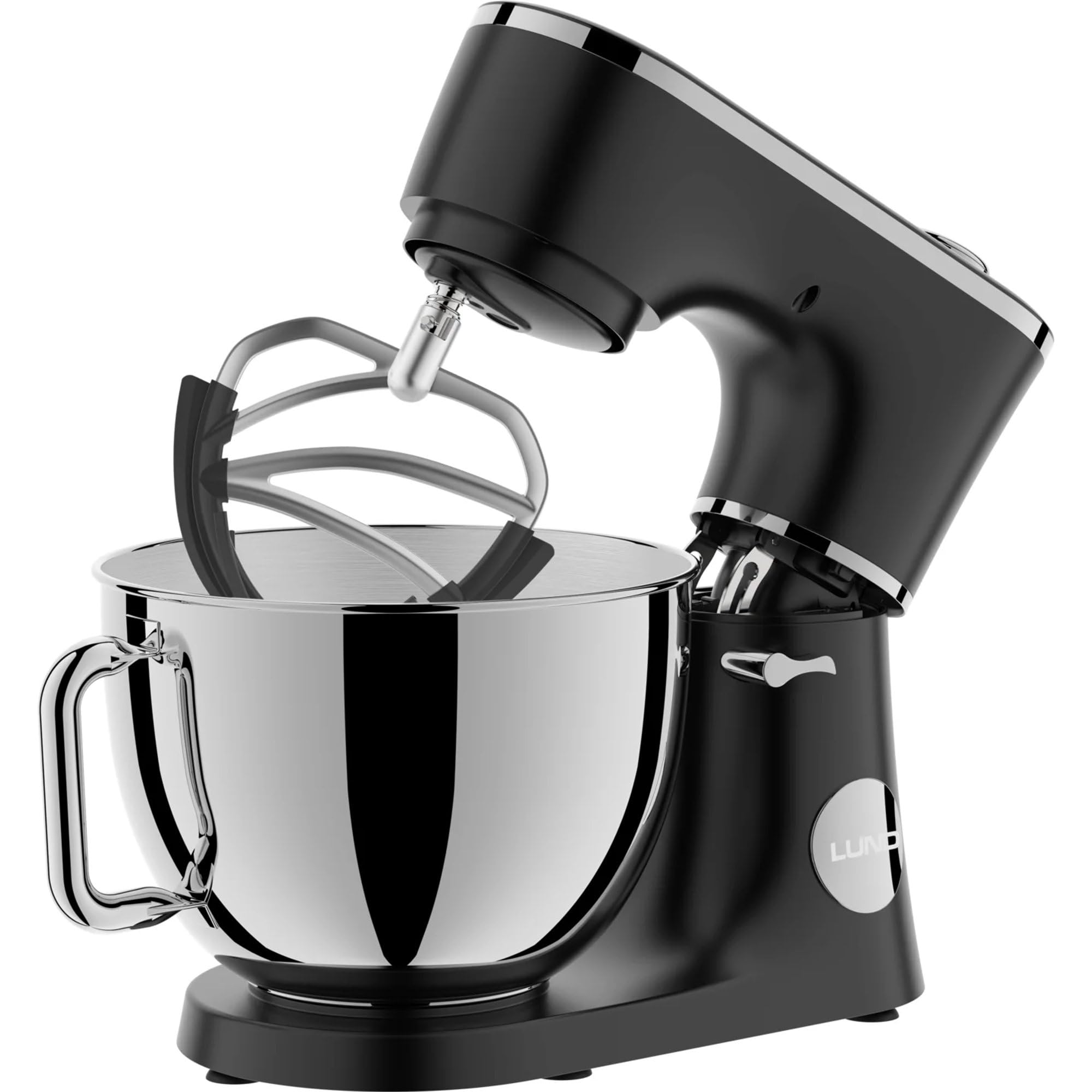 Robot kuchenny 2000 W z miską ze stali nierdzewnej 6 l, automatyczne programy, planetarny system mieszania, cyfrowy timer, maszyna do ciasta, wszechstronna, profesjonalna wydajność
