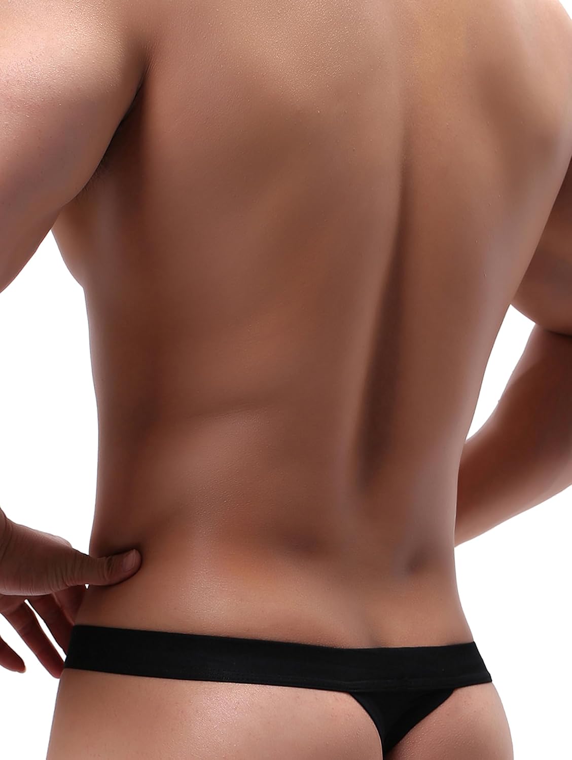 iKingsky Big Pouch G-string Underwear Modal Y-back Under Panties Sexy Low Rise Mens Thong - Image 3
