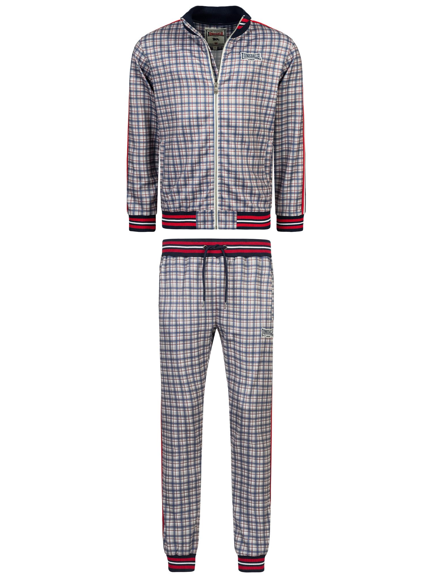 Lonsdale Burmarsh Tuta da uomo "The Gentlemen", vestibilità slim Uomo (Pacco da 1)