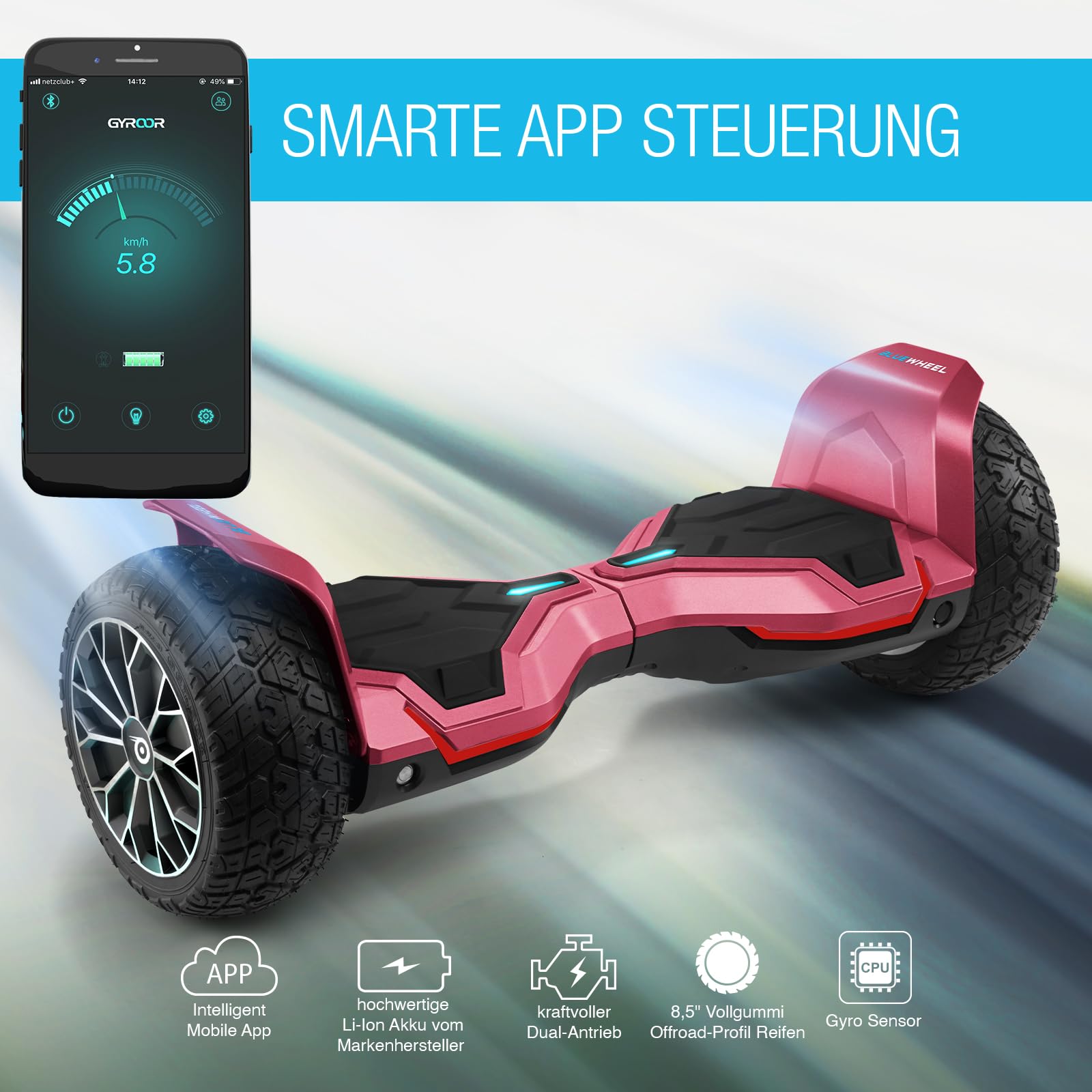 8.5" Premium Offroad Hoverboard