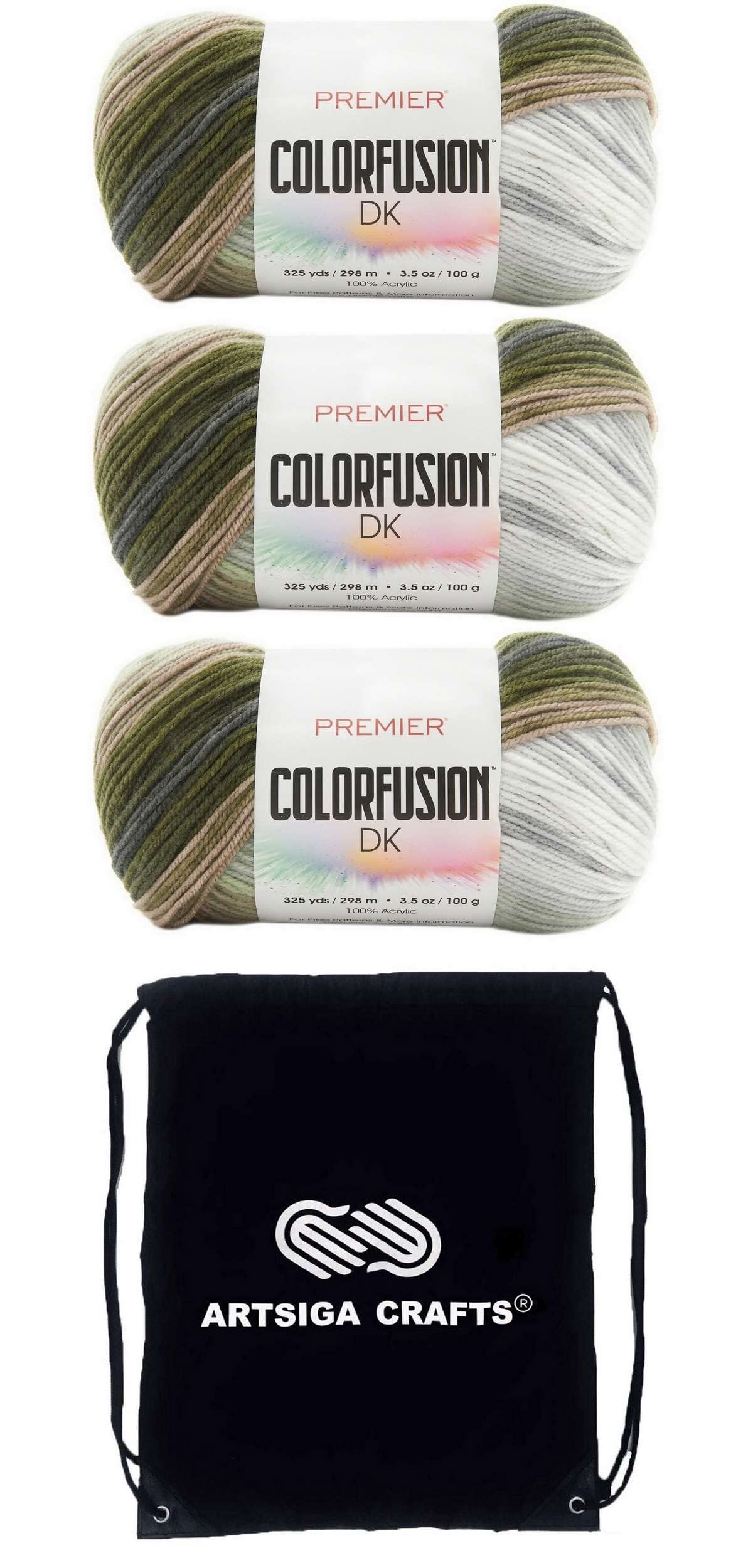 Lana Premier Colorfusion DK para tejer mantas de invierno en tonos Woodland