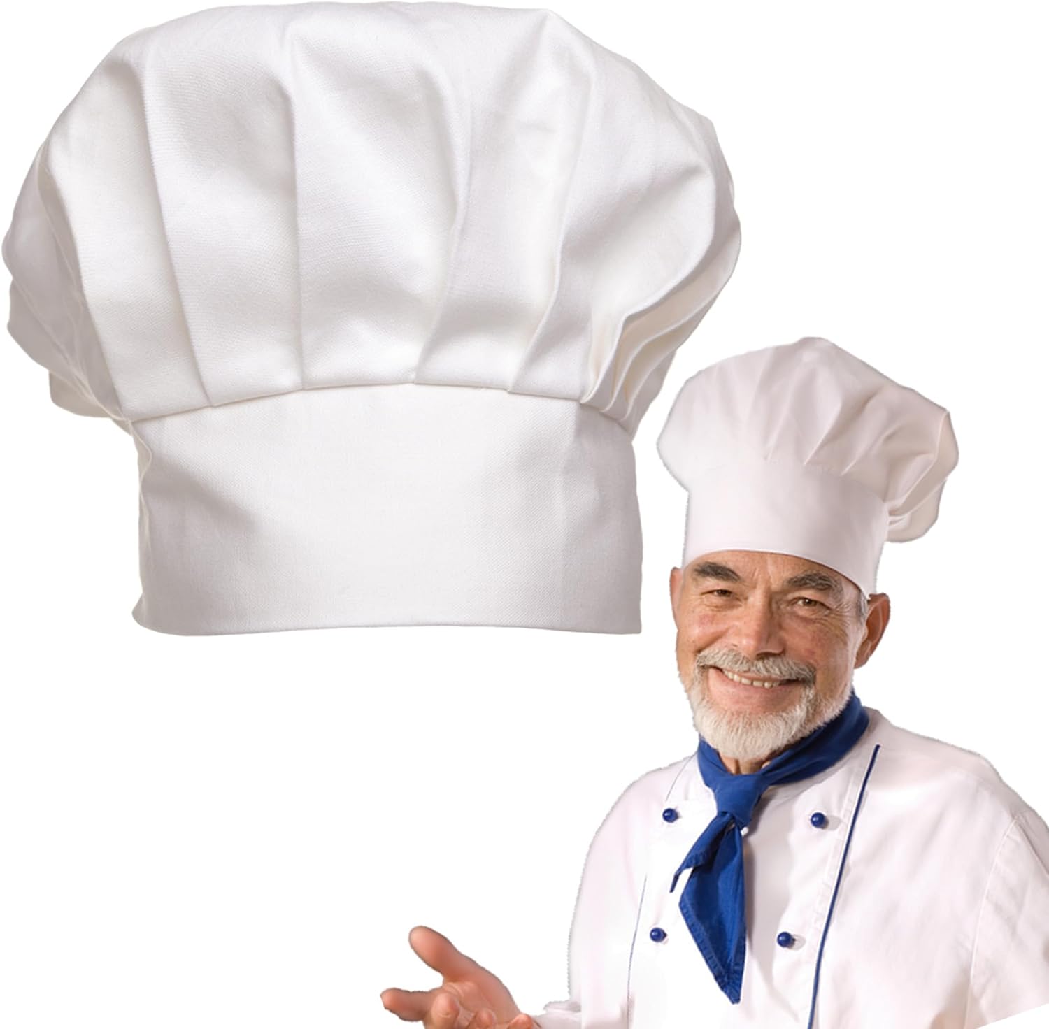 Halloween Chef Hat, Adult Chef Hats Adjustable Cooking Baker Cap Unisex Kitchen Cap for Cooking Baking Cake Bread