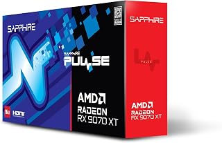 Sapphire Pulse AMD Radeon RX 9070 XT 16GB Gaming GPU, Dual HDMI/DP