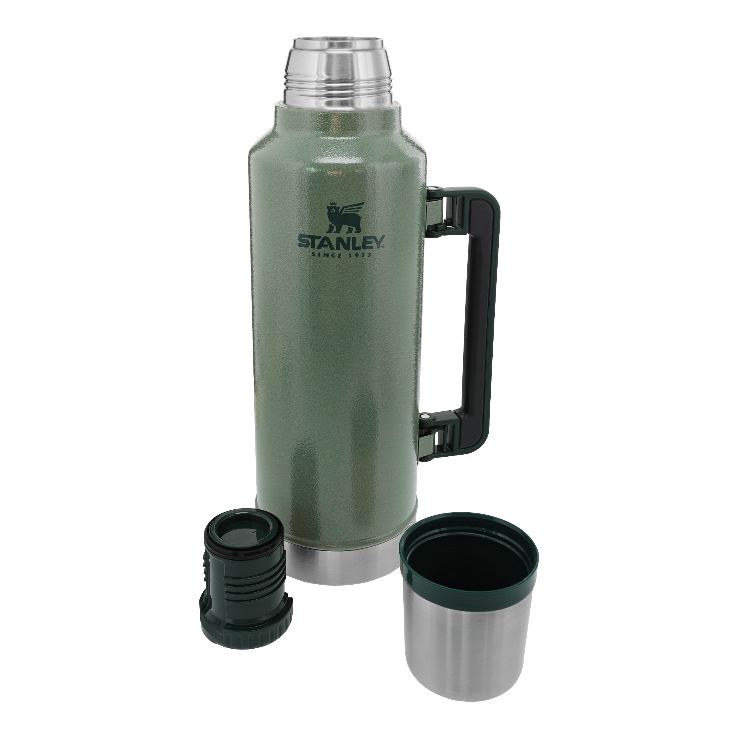 Stanley 1913 Classic Legendary Thermal Flask 1.9L - Keeps Hot Or Cold for 45 Hours - BPA-Free Insulated Bottle - Stainless Steel Coffee Flask - Leakproof - Dishwasher Safe - Green — view 8