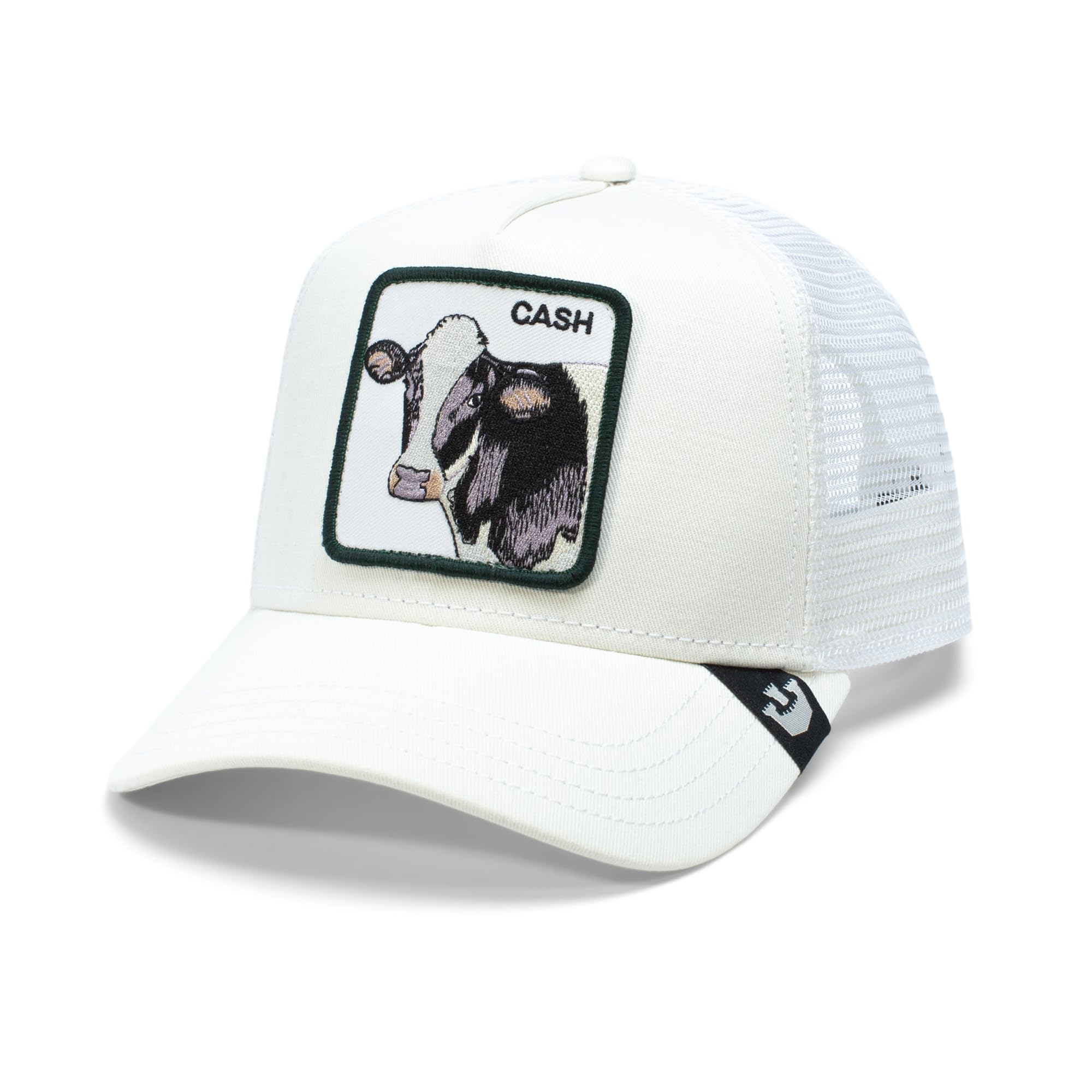 Goorin Bros. The Cash Cow White Adjustable Trucker Cap