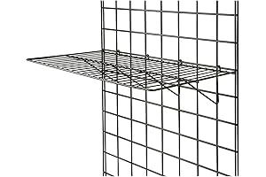 Only Garment Racks BLK-2412 Gridwall Shelf