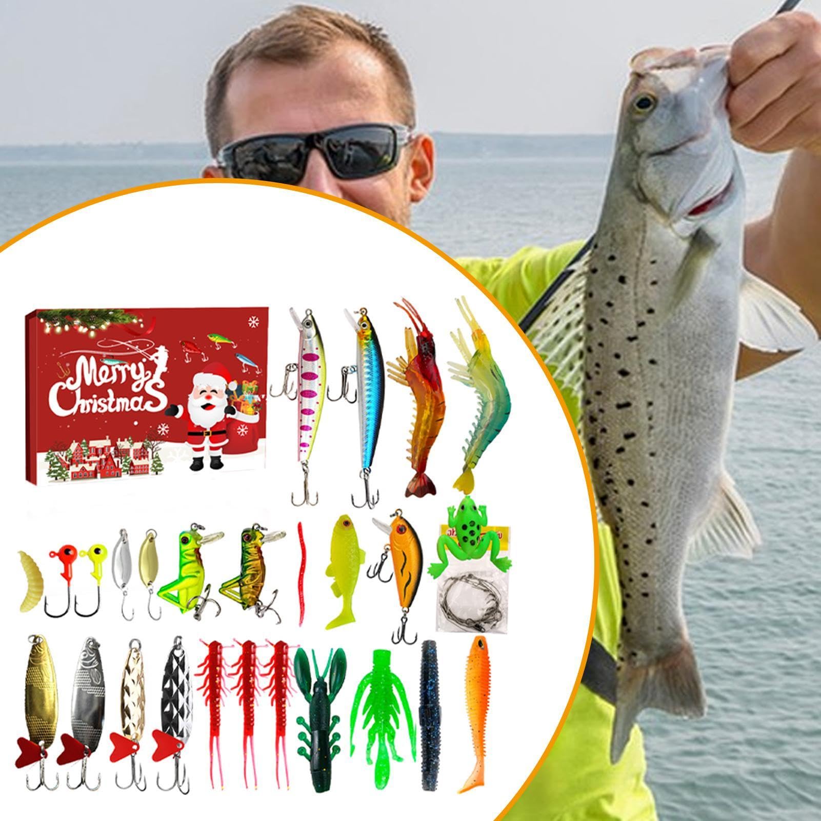 Calendrier de L'avent Peche Pecheur 2023-24 Ensemble de Leurres Pêche