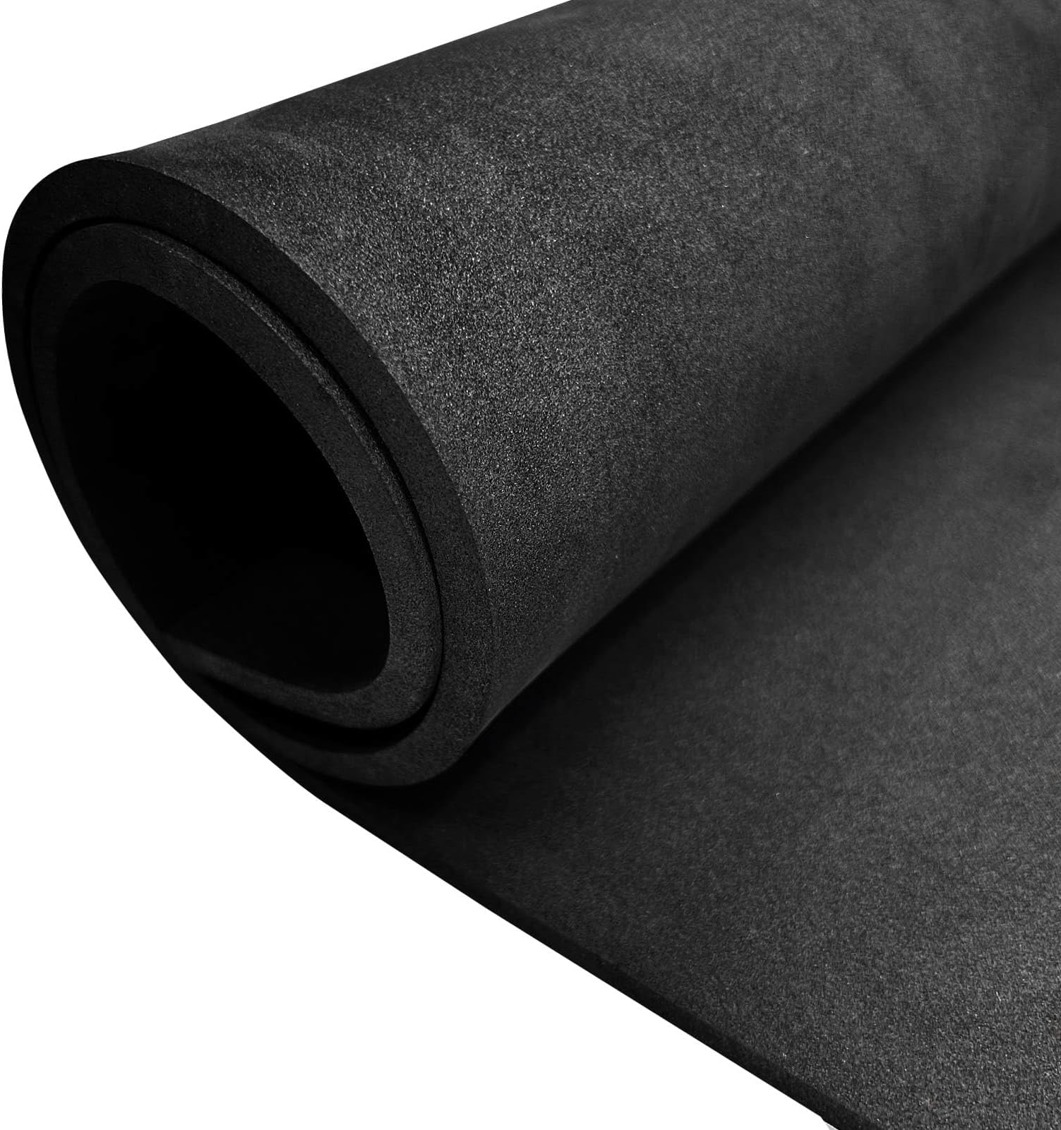 EVA Foam Roll - 8mm Thick Black Craft Foam Sheets - 15" x 39" Large Cosplay Foam Sheet - Ultra High Density 86 kg/m³ - Pliable & Elastic for Craft Projects Costume Cosplay Foam - by Biguphate