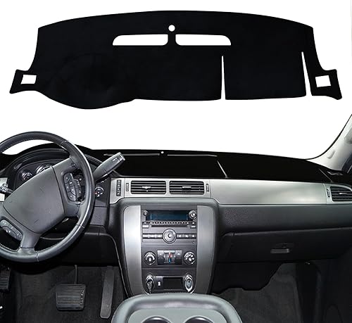 Lantiverse Compatible with Dash Cover Chevy Chevrolet Silverado 1500LT/WT 2007-2
