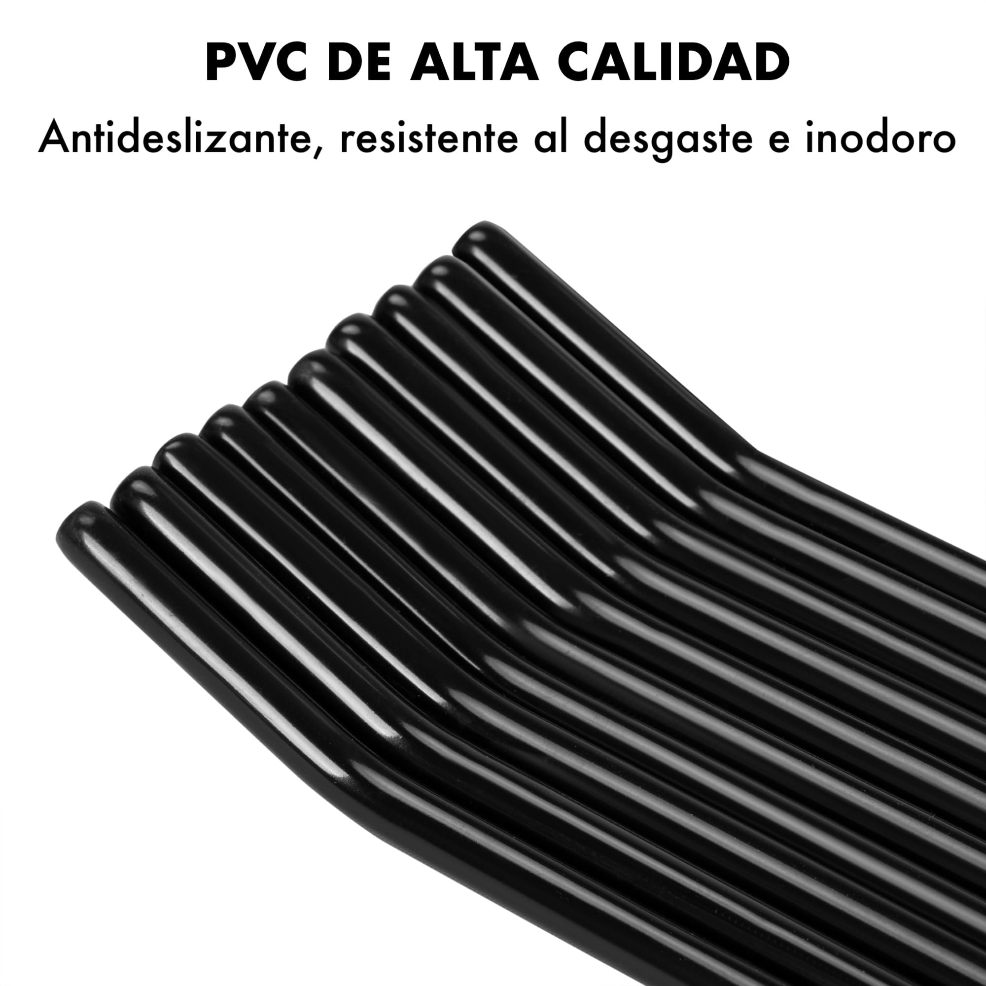 Perchas para Pantalones Ahorra Espacio. Pack de 20 Unidades. Resistentes. Metalicas. Antideslizantes. Lado Abierto. Sin Pinzas. Organizador Armario. Vaqueros, Bufandas, Chinos, Chandal, Jeans.