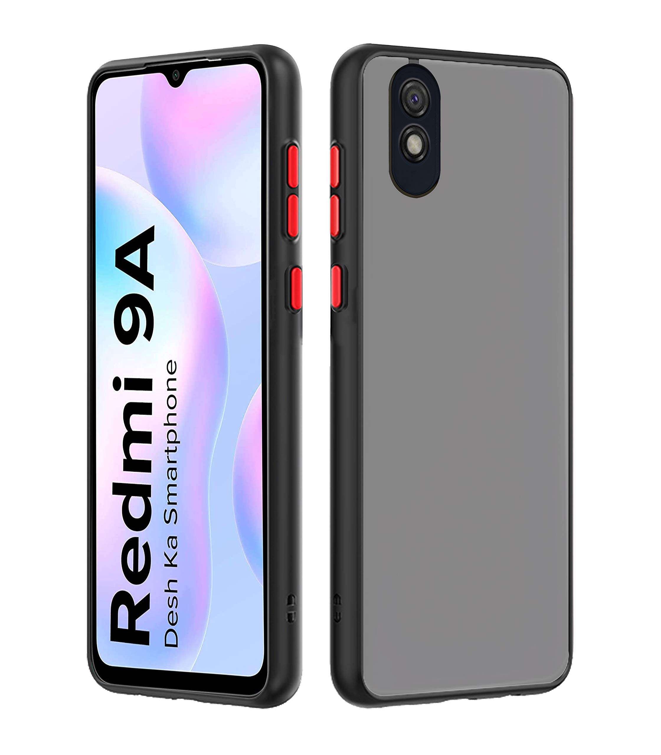 Pikkme Bumper Back Cover for Mi Redmi 9A / 9i / 9A Sport (TPU | Black | Solid) (B08WJ1QPYB) Amazon Price History, Amazon Price Tracker