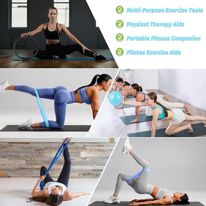 Set de 15 Piezas Anillo de Pilates - Equipo Completo para Entrenamiento en Casa miniatura 5