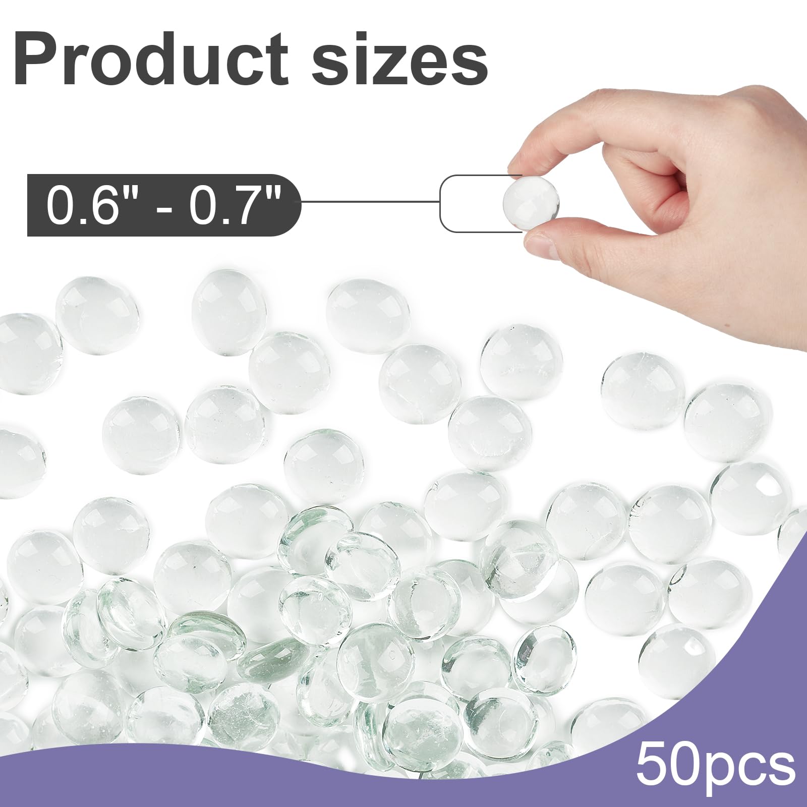Lot de 80 à 100 billes de verre vertes plates transparentes et lisses pour vases, galets en mosaïque pour décoration d'aquarium, arrangements floraux, pierres de mancala, remplissage de vase et Lot de 80 à 100 billes de verre vertes plates transparentes et lisses pour vases, galets en mosaïque pour décoration d'aquarium, arrangements floraux, pierres de mancala, remplissage de vase et