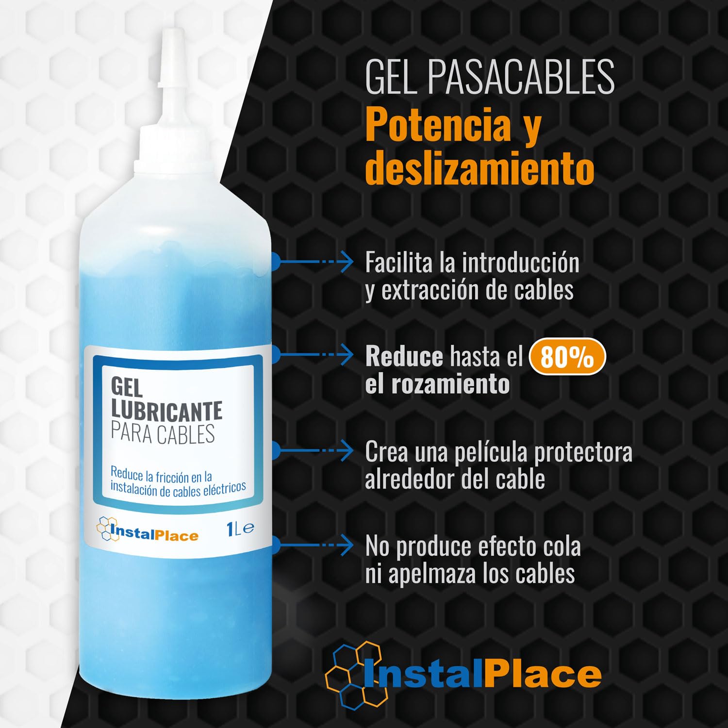 Pack Guía Pasacables Trenzada Monofilamento 15m Ø 3mm + Lubricante 1L, Alta Resistencia, Gran Alcance, Baja Fricción, Alta Flexibilidad