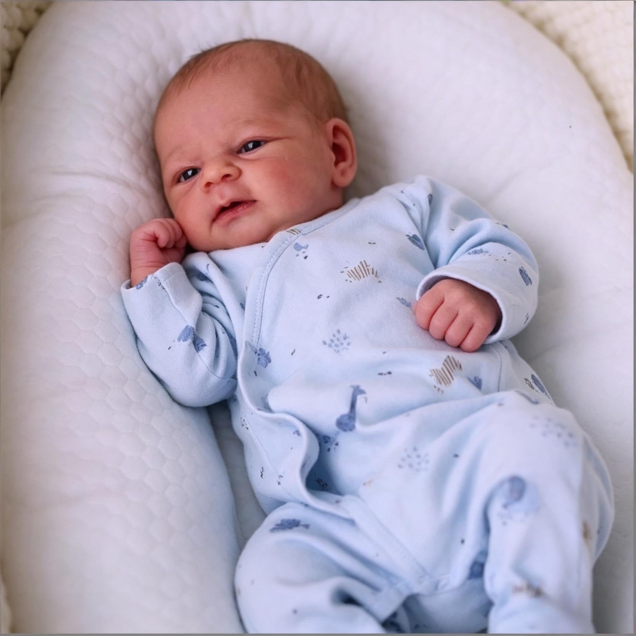 RXDOLL Realistyczne lalki Reborn Baby Dolls silikonowe na całe ciało, winylowe, dla dziewczynki, realistyczna lalka noworodka, otwarte oczy, prawdziwe życie, pełne silikonowe lalki Reborn dla dzieci