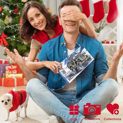 Miniatura 7 de Piececool Kits de modelos de automóvil de metal 3D, modelos de vehículos militares SUV, kits de construcción, rompecabezas 3D para adultos y