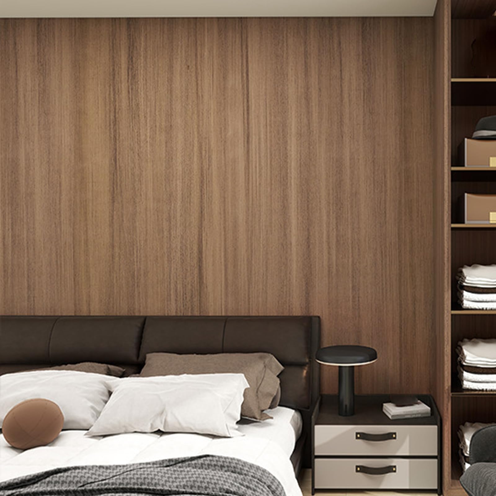 Rivestimento Adesivo per Mobili,Carta Adesiva Effetto Legno,Carta da Parati Adesiva Effetto Legno,Resistente All'Abrasione E Ai Graffi,per Salotto,Camera da Letto,Cucina