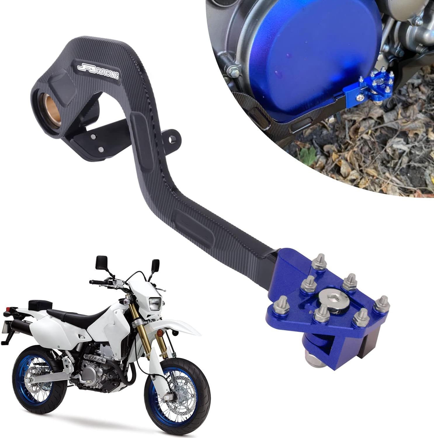 AnXin Motorcycle Rear Brake Pedal Foot Lever for DRZ400 0004,DRZ400S 0023,DRZ400E